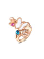 thumb Women Colorful Butterfly Shaped Opal Ring 0