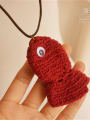 thumb Women Red Fish Shaped Necklace 2
