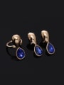 thumb 2018 2018 2018 Alloy Imitation-gold Plated Fashion Artificial Stones Four Pieces Jewelry Set 2