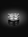 thumb Three Layer Design Austria Crystal Alloy Ring 0