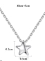 thumb 925 Sterling Silver With Simplistic Star Necklaces 3