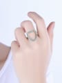 thumb Fashion Heart-shaped Turquoise Stones Ring 2