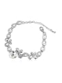 thumb Fashion Little Butterflies Oval austrian Crystal-accented Alloy Bracelet 2