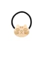 thumb Rubber Band With Cellulose Acetate Cute Cat Children Hair Ropes 0