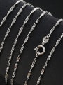 thumb Copper Alloy White Gold Plated Fashion Water Wave Necklace 1