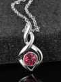 thumb Fashion Heart Cubic Crystal 925 Sterling Silver Pendant 1