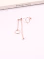 thumb All-match Circular Geometry Asymmetric Earrings 1