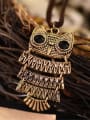 thumb Unisex Exquisite Owl Shaped Necklace 1