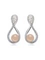 thumb Chanz using austrian elements Austria pearl earrings she laugh fashion pearl 0