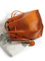 thumb First layer cowhide  belt bucket bag multi-color optional 2