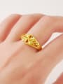 thumb Creative 24K Gold Plated Double Heart Design Ring 1