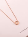 thumb 2018 Small Bean Pendant Clavicle Necklace 1