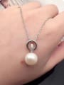 thumb 2018 Fashion Freshwater Pearl Zircon Necklace 1