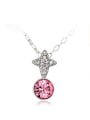 thumb Fashion Round Austria Crystal Star Necklace 0