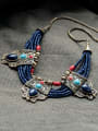thumb Fashion Retro Multilayer Alloy Sweater Necklace 2