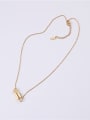 thumb Titanium With Gold Plated Simplistic Locket Necklaces 3