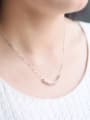 thumb S925 Silver Fashion  Fresh Style Necklace Birthday Gift 1