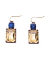 thumb Fashion Artificial Crystal Geometric drop earring 0