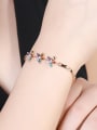 thumb Fashion Flowery Zircon Women Bracelet 1