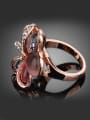 thumb Exaggerated Water Drop Opal stones Alloy Ring 2