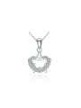 thumb Heart Micro Pave Korean Style Fashion Pendant 0