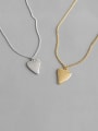 thumb 925 Sterling Silver With Smooth Simplistic Heart Locket Necklace 0
