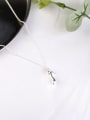 thumb Personalized High-heeled Shoe Silver Necklace 2