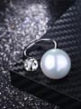 thumb Elegant Open Design Artificial Pearl Ring 2