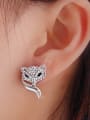 thumb Stainless Steel With Fashion Animal Stud Earrings 1