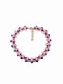 thumb Pink Flowers Luxury Necklace 0