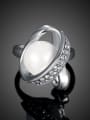 thumb Simple Artificial Pearl Rhinestones Ring 2