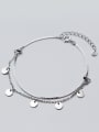 thumb Adjustable Double Layer Round Shaped S925 Silver Bracelet 0