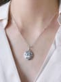 thumb 925 Sterling Silver With Platinum Plated Cute  Little Bird  Necklaces 1