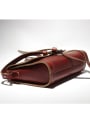 thumb Crazy Horse Leather Retro Brown Crossbody Bag 3