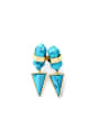 thumb Lovely Artificial Blue stud Earring 0