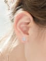 thumb Tiny Shiny Zirconias-covered Star 925 Silver Stud Earrings 1