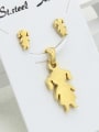 thumb Dancing Girl Shaped Two Pieces Set 0