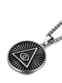 thumb Exquisite Eye Shaped Enamel Titanium Pendant 1