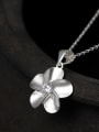 thumb S925 Silver Flower Fashion Necklace 1