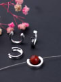 thumb 925 Sterling Silver With Silver Plated Semi-ball frame Wrapped beads accessories 1