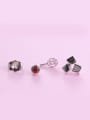 thumb Copper Alloy White Gold Plated Fashion Creative Multiuse Zircon stud Earring 1