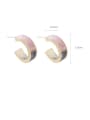 thumb Alloy With Gold Plated Simplistic Geometric Stud Earrings 4