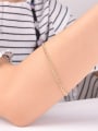 thumb Personality Letter O Shaped 18K Gold Plated Bracelet 2