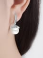 thumb Fashion Shiny Zirconias Imitation Pearl Copper Stud Earrings 1
