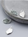 thumb 925 Sterling Silver With Antique Silver Plated Trendy Leaf Charms 1