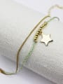 thumb Exquisite Star Shaped Copper Beads Bracelet 1