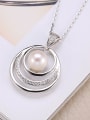 thumb Fashion Freshwater Pearl Multi-layer Hollow Rounds Necklace 2