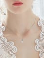 thumb Vintage S925 Silver Pearl Necklace 1