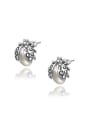 thumb Cute Ladybug Shaped Artificial Pearl Stud Earrings 0