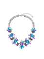 thumb Colorful Rhinestones Alloy Necklace 0